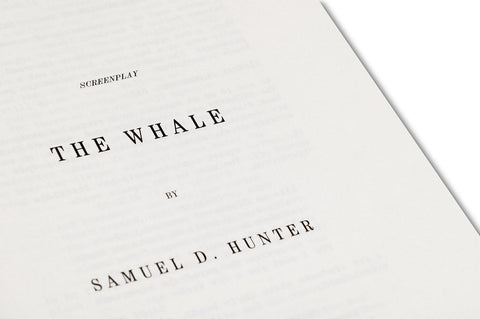 The Whale Screenplay Book