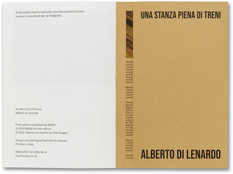 An Attic Full of Trains Alberto di Lenardo, Carlotta di Lenardo (ed.) - MACK