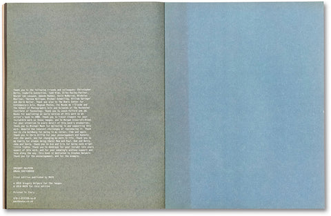 Omaha Sketchbook Gregory Halpern - MACK
