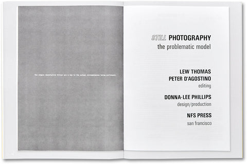 Thought Pieces: 1970s Photographs by Lew Thomas, Donna-Lee Phillips, and Hal Fischer Erin O'Toole (ed.) - MACK