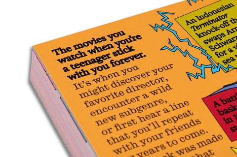 A24 film book titled "Watch This Before You Turn 18!" featuring colorful cover art and detailed illustrations.