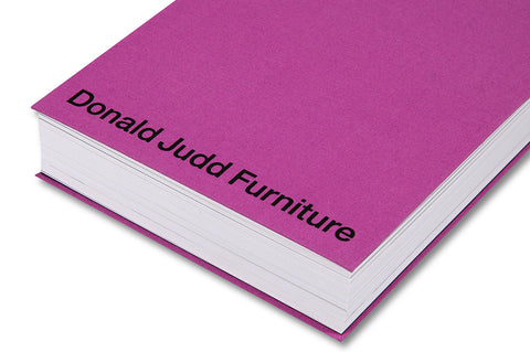 Donald Judd Furniture