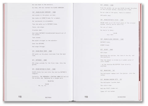 Ex Machina Screenplay Book