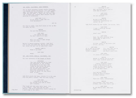 Lady Bird Screenplay Book