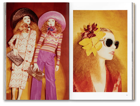 Open film book titled "Marc by Sofia" from A24, featuring colorful pages and cinematic illustrations.