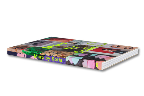 Cover of Marc by Sofia film books by A24 featuring vibrant artwork and bold typography on the front.