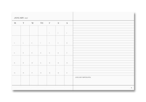 The Important Flowers Planner 2027 - MACK