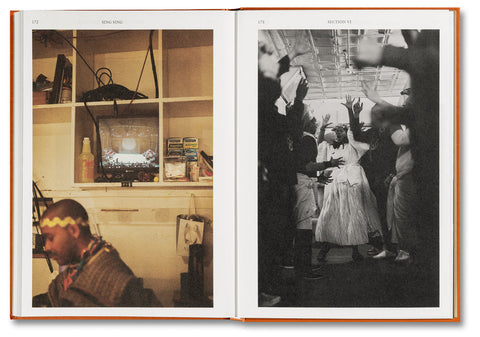 A24 Sing Sing screenplay book for film enthusiasts, featuring pages from the Sing Sing film script.