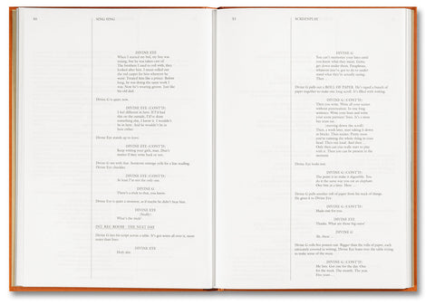 Sing Sing Screenplay Book