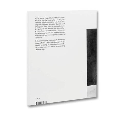 Cover of "The Mental Image" photography book by MACK, featuring abstract black and white artistic photographs.