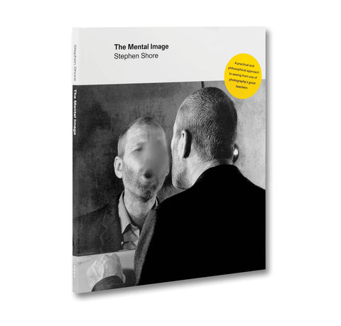 Cover of "The Mental Image" photography book by MACK, featuring a minimalist design and artistic photography on the front.