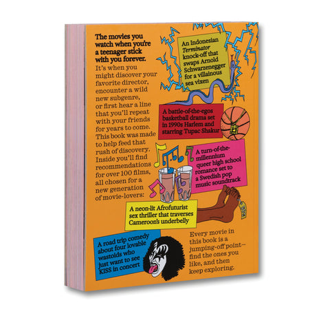 A24 film book titled "Watch This Before You Turn 18!" shown with cover image and pages visible.