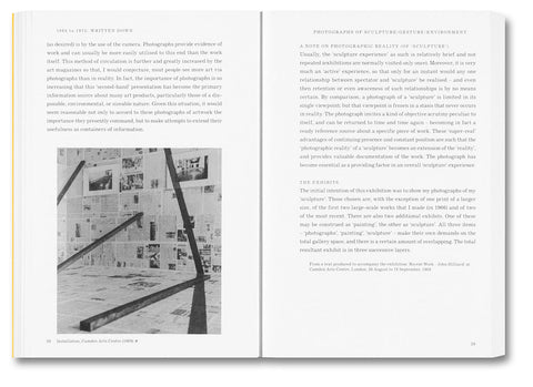 Written Down / Written Up: Selected Writings of John Hilliard