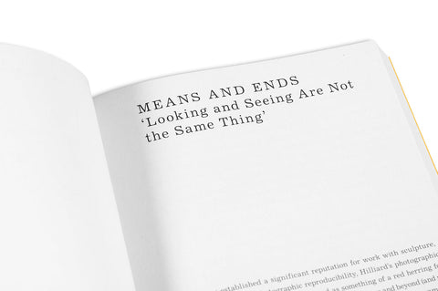 Written Down / Written Up: Selected Writings of John Hilliard
